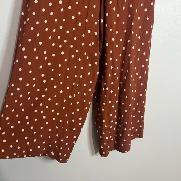 Madewell Tall Huston Pull-On Crop Pants in Inkspot Dots size xxst - Picture 6 of 9
